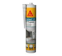 SIKA - Sigillante siliconico universale - SikaSeal-170, Bianco - Perfetto per am