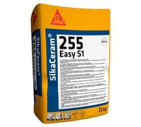 5 PZ x SIKACERAM-255 EASY BIANCO KG.25 C2TE S1 COLLANTE SIKA INTERNI ESTERNI
