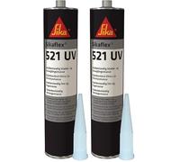 SIKA - Sikaflex-521 bianco UV - Per uso interno ed esterno - Si attacca alla maggior parte dei supporti - Idratante - 300 ml (Confezione da 2)