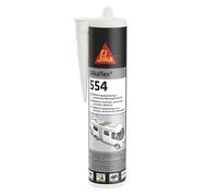 Sika - Sikaflex 554, bianco - Adesivo multiuso ideale per camper - elevata elasticità - resistente agli agenti atmosferici - cartuccia da 300ml