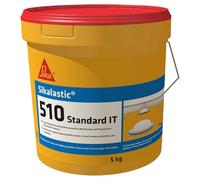 Sika - Sikalastic 510 Standard IT, Grigio- Membrana liquida impermeabilizzante - Rivestimento decorativo elastomerico - Applicazione a freddo - 5kg