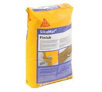Sika - SikaMur Finish, Bianco - Rasante superficiale per intonaci traspiranti - Polvere premiscelata a secco - A basso spessore - Sacco da 25kg