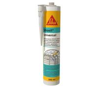 Sika - Sikasil Universal, Trasparente - Sigillante Siliconico Universale - Impermeabilizza i giunti - Per interni ed esterni - Cartuccia da 280ml (Confezione da 6)