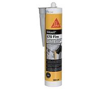 Sika sil 670 Fire, sigillante siliconico resistente al fuoco, 300 ml, grigio