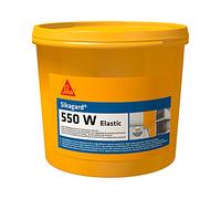 SIKA - Vernice protettiva per facciate - Sikagard 550W Elastic, Grigio (RAL7032) - Colore elegante - Protegge dai batteri e dalle intemperie con un effetto elastico unico - 15L