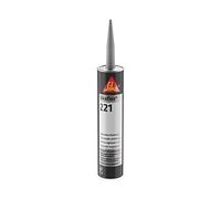Sikaflex 221 Cartuccia di sigillante adesivo PU, di colore grigio acciaio, confezione da 300 ml