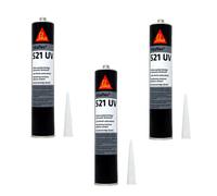 Sikaflex® 521 UV 300Ml - Grigio Chiaro 3 Pezzi