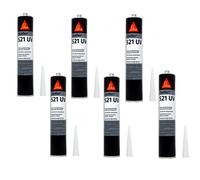 Sikaflex® 521 UV 300Ml - Grigio Chiaro 6 Pezzi