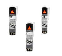 Sikaflex®-522 Nero Sigillante 300ml 3 Pezzi