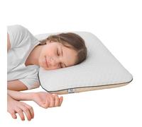 SIKAINI - Cuscino ergonomico per ragazze giovani e adolescenti con memory foam, 40 x 60 cm, ideale come cuscino da donna, cuscino per un sonno riposante, con federa