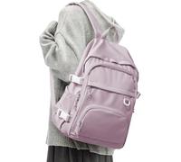 sikazan Zaino scola leggero per donne e ragazze - Zaino scolastico con scomparto per laptop e portabottiglia, ideale per scuola, università e pendolarismo, Verde