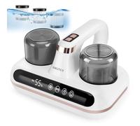 SIKITUT Battimaterasso, Aspirapolvere per Materassi, Aspira Materasso Antiacaro, Luce UV-C, Rimuove il 99,9% di Batteri e Allergeni, con Filtro HEPA, Ideale per Chi Soffre di Allergi