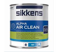 SIKKENS ALPHA AIR CLEAN MAT BIANCO 1L IDROPITTURA ANTI INQUINAMENTO PER INTERNI