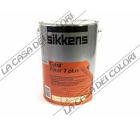 SIKKENS - CETOL FILTER 7 PLUS - TINTE CARTELLA - 5 lt - FINITURA SATINATA LEGNO