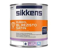 SIKKENS Rubbol BL Rezisto Satin 2,5lt Pittura Acquerello Bianca Interno Legno (Interno) Satinato