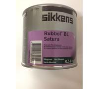 SIKKENS SMALTO AD ACQUA SIKKENS RUBBOL BL SATURA VERDE MUSCHIO SATINATO 0,5L