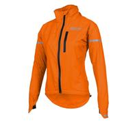 Sikma Giacca da ciclismo da donna, impermeabile e impermeabile, per corsa, casual, per attività all'aperto, Arancione, M
