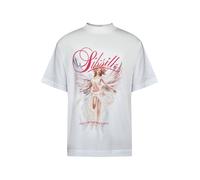 SikSilk Maglietta 'Engel' rosso / bianco Uomo SikSilk S rosso / bianco
