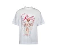 SikSilk Maglietta 'Engel' rosso / bianco Uomo SikSilk XL rosso / bianco