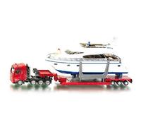 SIKU 1:87 Heavy Haulage Transporter con Yacht Diecast Model Car Toy SK1849