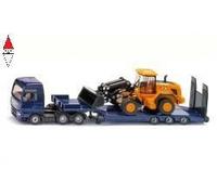Siku 1790 Uomo Camion Hgv Basso Caricatore + Jcb Caricamento Pala Modellino