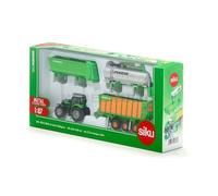 siku 1848, DEUTZ-FAHR Tractor with Joskin Trailer Set, 1:87, Metal/Plastic, Gree