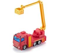 siku 1080, Camion dei pompieri con piattaforma antincendio, Rosso e Giallo, Braccio della piattaforma estraibile, Cestello mobile