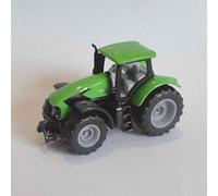 siku 1081, Trattore DEUTZ-FAHR TTV 7250 Agrotron, Verde e Nero, Cabina rimovibile, Ruote in gomma