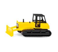 siku 1295, Bulldozer, Metallo/Plastica, Giallo, Bulldozer Giocattolo per Bambini, Pala Mobile