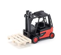 siku 1311, Carrello elevatore, Metallo e Plastica, Rosso e Nero, Con 1 bancale, Forca mobile