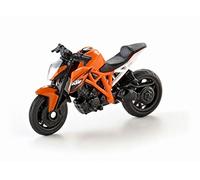 siku 1384, Moto KTM 1290 Super Duke R, Metallo e Plastica, Arancione, Ruote in gomma