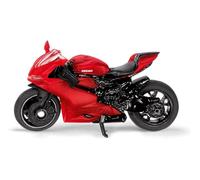 siku 1385, Moto Ducati Panigale 1299, Metallo e Plastica, Rosso, Cavalletto pieghevole
