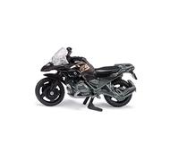 siku 1399, BMW R 1250 GS LCI, Motocicletta Giocattolo, Metallo/Plastica, Nero/Argento, Manubrio e Cavalletto Mobili, Ruote in Gomma