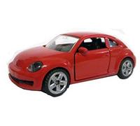 siku 1417, The Beetle VW, Metallo e Plastica, Rosso, Portiere apribili, Ruote in gomma