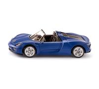 siku 1475, Porsche 918 Spyder, Metallo e Plastica, Auto giocattolo per bambini, Argento, Ruote in gomma