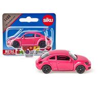 siku 1488, Maggiolino VW The Beetle, Metallo e Plastica, Rosa, Portiere apribili, Adesivi per personalizzazione