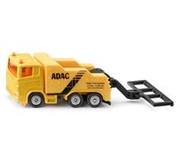 siku 1493, Carro Attrezzi ADAC, Auto Giocattolo per Bambini, Metallo/Plastica, Giallo, Dispositivo di Sollevamento e Abbassamento del Traino