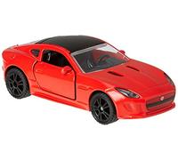 siku 1520, Auto sportiva Jaguar F-Type R, Metallo e Plastica, Rosso, Compatibile con altri modellini siku della stessa scala