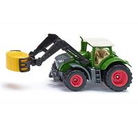 siku 1539, Trattore Fendt 1050 Vario, Metallo e Plastica, Verde, Pinza per balle e cabina rimovibile