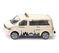 Siku 1555, taxi VW T5 a grande capacità, Metallo/Plastica, Beige, Macchinina per bambini, Stampa Berlino, Pneumatici in gomma, Portellone posteriore apribile