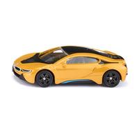 siku 1558, BMW i8, Metallo/Plastica, Arancione, Auto Giocattolo per Bambini