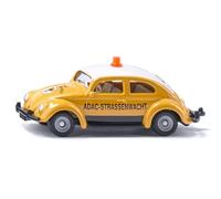 siku 1561, VW Maggiolino ADAC, Auto Giocattolo, Metallo/Plastica, Giallo, Auto Giocattolo per Bambini, Pneumatici Gommati, con Luce sul Tettuccio