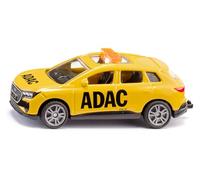 Siku 1565, Audi Q4 e-tron per Assistenza Stradale, Auto Giocattolo, Metallo/Plastica, Giallo, Con Gancio di Traino, Ruote in Gomma, Barra Luminosa Gialla