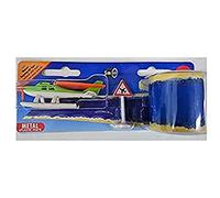 siku 1602, Idrovolante con nastro adesivo e cartello stradale, Metallo e Plastica, Multicolore, Percorso di 5 m sull'acqua