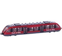 siku 1646, Treno locale, Metallo e Plastica, 1:87, Rosso, Compatibile con altri giocattoli siku