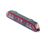 Siku 1646, Treno locale, Metallo,Plastica, 1:87, Rosso, Compatibile con altri giocattoli