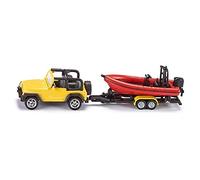 JEEP CON BARCA SIKU 1658