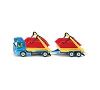 Siku 1695, Camion con Cassone e Rimorchio, Camion Giocattolo, Metallo,Plastica, Multicolore, Contenitori Inclusi, Cassone Mobile
