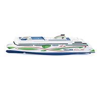 siku 1728, Traghetto Tallink Megastar, 1:1000, Metallo e Plastica, Bianco e Blu e Verde, Per uso in vari contesti