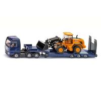 Siku 1790 Uomo Camion Hgv Basso Caricatore + Jcb Caricamento Pala Modellino